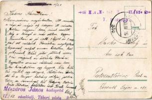 1916 Fiume, Rijeka; Porto Baross / port, sailing vessels (EK)