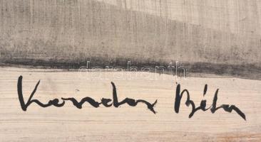 Kondor jelzéssel: Főpap. Vegyes technika, farost, 64,5x47,5 cm