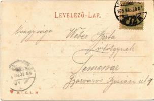 1905 Budapest VI. Andrássy út, Kodály körönd. D.T.C.L. 24.