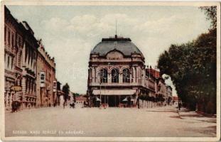 1928 Szeged, Hotel Kass szálloda és kávéház, üzletek