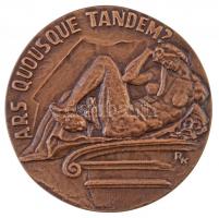 Renner Kálmán (1927-1994) 1967. "Ferdinand Staeger 1880 / ARS QUOUSQUE TANDEM?" kétoldalas...