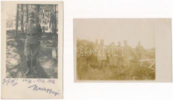 13 db 1. világháborús katonai fotólap, közte Brassó környéki felvételek
