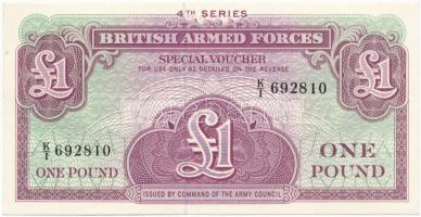 Nagy-Britannia / Katonai kiadás 1962. 1Ł 4. sorozat T:II Great Britain / British Armed Forces 1962. 1 Pound 4th seriesC:AU Krause #M36