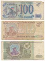 Oroszország 1993. 100R + 200R + 500R + 1000R + 10.000R T:III,III-  Russia 1993. 100 Rubles + 200 Rubles + 500 Rubles + 1000 Rubles + 10.000 Rubles C:F,VG Krause#254,255,256,257,259