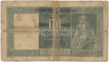 Szerbia / Német megszállás 1941. 10D fekete felülbélyegzéssel T:III-,IV ragasztott
Serbia / German ...