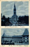 1935 Aszód, M. kir. fiúnevelő otthon, főépület, templom. Töpfer kiadása (fl)
