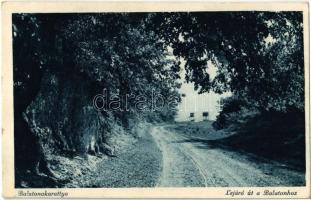 1935 Balatonakarattya, lejáró út a Balatonhoz