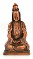 Fém buddha figura, jelzés nélkül, m: 15 cm