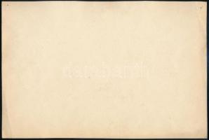 Sostarics Lajos (1896-1968): Buda, Naphegy utca. Akvarell, papír, jelzés nélkül, bal felső és jobb a...