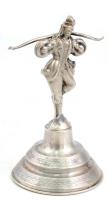 Ezüst(Ag) táncos miniatűr, jelzett, m: 10 cm, nettó: 32 g