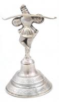 Ezüst(Ag) táncos miniatűr, jelzett, m: 10 cm, nettó: 32 g
