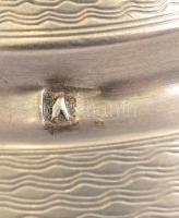 Ezüst(Ag) táncos miniatűr, jelzett, m: 10 cm, nettó: 32 g