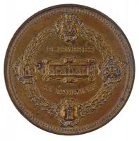 1888. "Pécsi Általános Kiállítás / Elismerés az érdemnek" aranyozott Br emlékérem (109,89g...