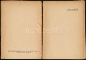 Frideczky Frigyes: Hitvallás. Versek. Bp., 1945,  Magyar Kommunista Párt pesthidegkuti szervezete. 8...