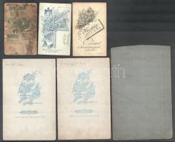 cca 1880-1910 össz. 10 db gyerek és felnőtt portré, keményhátú fotó kartonon, különböző, többségében...