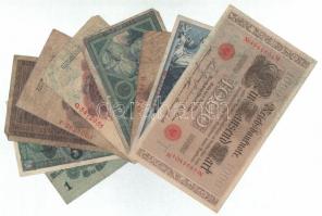 Német Birodalom 1908. 20M + 100M + 1910. 20M + 1000M + 1914. 1M + 20M + 1915. 20M + 1917. 5M + 1918....