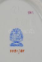 Herendi Apponyi Fantázia tálka mintás bonbonniere. Kézzel festett, jelzett, hibátlan. 9,5x7,5 cm