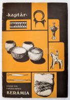 Kádasi Éva - Kardos Mária: Kerámia. Bp., 1988, Múzsák Közművelődési Kiadó. Kiadói papírkötés, gerincnél szakadt.