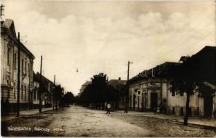 1931 Sárospatak, Rákóczi utca, Neumann Mór illatszertára és üzlete