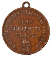 1871. "A Bajai Polgári Céllövész Társaság - 1871. június 29 Emlék / Polgár légy hazavéd e céz c...