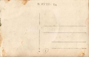 Oldalkocsis motorkerékpár, elegáns hölgy nerc bundában gyerekkel, budapesti rendszámmal (B-83-7777) ...