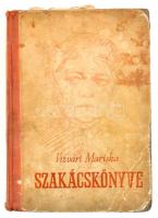 Vízvári Mariska szakácskönyve. Bp, 1957. Minerva. Kiadói félvászon kötésben, sérült és foltos borítóval.
