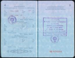 1989 Magyar Népköztársaság által kiállított fényképes útlevél