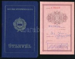 1989 Magyar Népköztársaság által kiállított fényképes útlevél