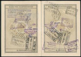 1953 Mannheim, Bundesrepublik Deutschland által kiállított fényképes útlevél / German passport