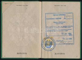 1956 Schweinfurt, Bundesrepublik Deutschland fényképes útlevél / German passport