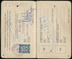 1972 Republik Österreich fényképes útlevél / Austrian passport