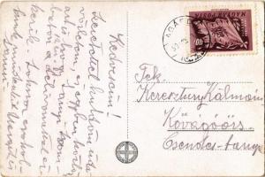 Ószemere, Simer; Turja részlet, út, Hangya üzlet, autó / Turiya river, road, automobile, cooperative...