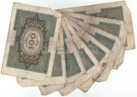 Németország / Weimari Köztársaság 1920. 100M (8x) T:III-,IV fo. 
Germany / Weimar Republic 1920. 10...