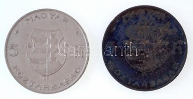 1947. 5Ft Ag (2x) T:2,3 patina
Adamo 8.1