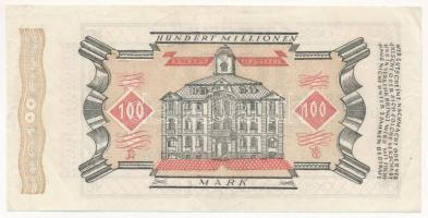 Németország / Weimar köztársaság / Pirmasens 1923. 100.000.000M T:III 
Germany / Weimar Republic / ...
