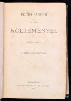 Vegyes könyvtétel, 3 db: 

Petőfi Sándor összes költeményei. Népies kiadás. Bp.,1882., Athenaeum, ...