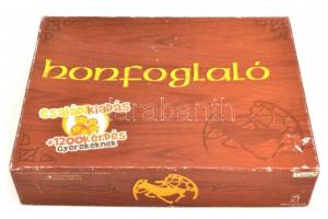 Honfoglaló társasjáték, kopott dobozzal