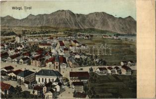 1918 Wörgl (Tirol), street view, church. Verlag Guido Beck No. 262. (EK)