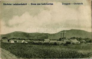 Lednicróna, Lednicz-Rovne, Lednicz-Rownye, Lednické Rovne; Üveggyár / Glasfabrik / glass factory (EK)