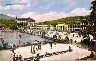 Baden bei Wien, Thermal Strandbad Kuranstalt Esplanade / spa, baths, beach, bathers. Phot. Schiestl-Novotny