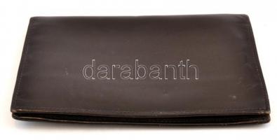 Retró bőr tárca, Malév logóval