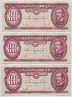 1989. 100Ft (6x) T:II-III szép papír
Adamo F36