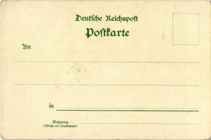 Würzburg, Franken-Warte, Panorama / lookout tower, general view. Kunstanstalt Aug. Finkenrath Söhne ...