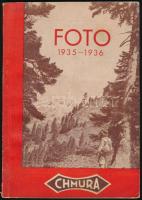 1935 Chmura Foto 1935-1936. Árjegyzék. Bp.,1935, Athenaeum, 63 p. Kiadói papírkötés.