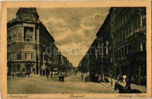 1922 Budapest VI. Andrássy út, takarékpénztár, tudakozóda (EK)
