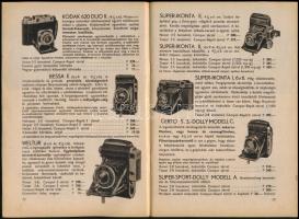 cca 1930 Calderoni és Társa fotóárjegyzék. Bp., Tolnai-ny.,64 p. Kiadói papírkötés