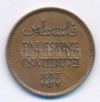 Palesztina 1937. 1m Br T:2
Palestine 1937. 1 Mil Br C:XF
Krause KM#1