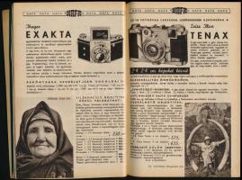 1938 HAFA (Hatschek és Farkas Foto, Amatőrmozi, Optikai Szaküzlet) 80. számú, 1938. májusi árjegyzék...