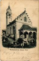 1902 Absam (Tirol), Wallfahrtskirche / church, cemetery (EK)