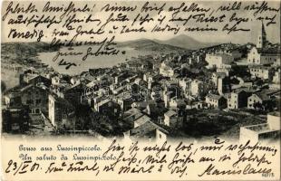 1901 Mali Losinj, Lussinpiccolo; general view (EK)